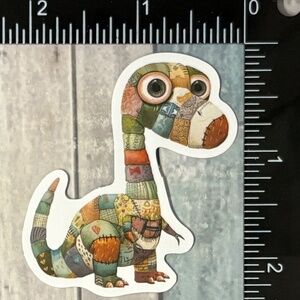 🌀10/$10🌀 Retro Spooky Patchwork Object Waterproof Vinyl Sticker Decal